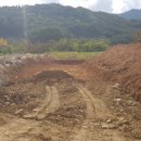 2018년10월22일복토흙 반입 및 석축작업 이미지