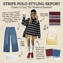 11545-03-25-41 | Day 41. 무신사로 핀터레스트 입기: 인간 프레피의 정석! '스트라이프 카라티'