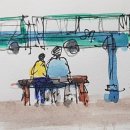 영화마을 버스정류장 이미지