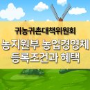 농지원부와 농업경영체 이미지