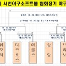 제1회 서천야구소프트볼 협회장기 대진표 안내 이미지