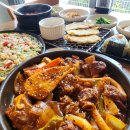 반해찜 | 노릇한 해물파전과 밥도둑 짜그리찌개 조합에 반해버린 황리단길맛집 포석로 소갈비찜 후기