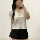 르베샵 수 블라우스 아이보리 착용 후기, 코디 추천