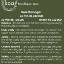 이하라요가 | 발리 신혼여행｜사누르 스파 마사지 모음.zip (비추천 있음) - 카이아스파 Kaiia Spa · Koa Boutique...