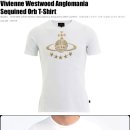 [품절] 비비안웨스트우드 시퀸 ORB 티셔츠 화이트 Vivienne Westwood Anglomania Sequined ORB T-Shirt 이미지