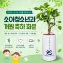 밝은 아이들을 응원하는 문구 소아청소년과 병원 개업 개원 축하 화분