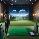 비타스크린 골프존[스크린룸5] | 월평동 골프존 밸리스크린에서 아이언 페이스 각도 바로잡은 집중 스윙 점검 후기