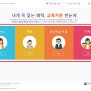 '교육지원 한눈에' 서비스 소개 이미지