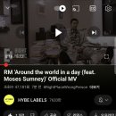 달려라아미 유튜브 (RM ＜Around the world in a day (feat. Moses Sumney)＞ Official MV) 이미지