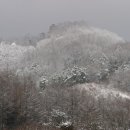 축령산 설경 이미지