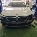 체크모터스 | BMW530수리전문 MBS모터스 전범퍼 운전석 후휀더 수리 후기