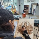 생활수묵화와 우드버닝 | 청주 은퇴후 여가생활 추천 우드버닝 미술수업