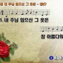 찬송가 87장 내 주님 입으신 그 옷은 My Lord Has Garments so Wondrous Find 통합찬송가87장 찬송가PPT NWC악보 이미지