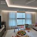 선구1길사거리 | 데코인홈 양산커튼 물금 대방 노블랜드 1차 34평 A, 도톰 린넨 속지로 부드러운 채광 연출했어요