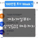 에스디아이(주) | 100만원 투자 Week 1 - 계좌 개설부터 삼성SDI 매수까지