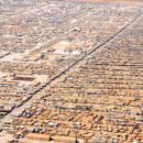 An_Aerial_View_of_the_Zaatri_Refugee_Camp - Zaatari 난민 캠프의 공중보기 이미지
