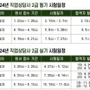 2024년 직업상담사 시험일정 입니다. 이미지