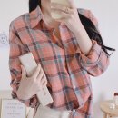 체크핏 | (여성봄옷)여성 체크 남방 오버핏 셔츠 후기 │ 봄 간절기 데일리룩으로 입기 좋은 체크 블라우스~🌸