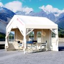 그늘막44 | 캐노피천막 추천 캠핑 접이식 몽골텐트 창문형 옥상 테라스 사용후기 및 44% 할인 구매 방법