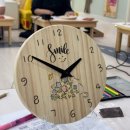 힐링우드 | [인천 계양] 부모·임산부 힐링 클래스 | 아이사랑꿈터 우드버닝 원목 시계 만들기 체험 후기