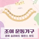 (주)퍼니펫 | 조이 운동기구 스트레칭 원목 슬라이드 밸런스 보드