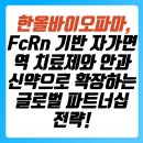 한올기술연구소 | 한올바이오파마, FcRn 기반 자가면역 치료제와 안과 신약으로 확장하는 글로벌 파트너십 전략!