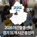 LH행복꿈터 하버드지역아동센터 | 2026 야간돌봄센터 경기도 31개 시군 주소, 연락처, 운영시간 총정리