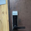 선경빌딩 | 천안도어락 쌍용동 선경빌딩 SP7000B 푸시풀 지문 도어락 깔끔 설치