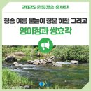 쌍효각 | 청송 여름 물놀이 청운하천 그리고 영이정과 쌍효각