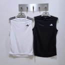 2158 | 아디다스 남성 삼선 탱크 민소매 러닝 티 GM2130 GM2158