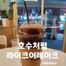 돈땡기네 | [서울대입구/봉천] 호수처럼(Like a lake) 동네 카페 남돈남산 후기