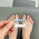 디자인 석 | 홍대 네일 / 퍼폼네일 디자인 자석 패디 네일 후기