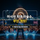 제16회 부산국제매직페스티벌 | 2026 부산국제매직페스티벌 개막! 해운대가 통째로 마법에 걸린 현장 실시간 후기 (주차, 명당 팁)
