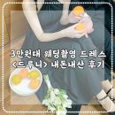 3만원대 가성비 웨딩촬영 드레스 대여-드루니 내돈내산 솔직후기