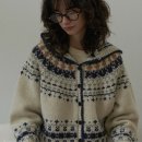 아이보리매직 | 겨울 노르딕 자카드 유라고 가디건 아이보리 후기