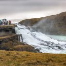 아이슬란드의 가을과 폭포 (굴포스/스코가포스) 이미지