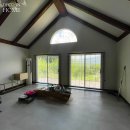 함양보호작업장 | 데코인홈 함양 서하송계로 주택, 다크브라운 우드 블라인드로 완성한 거실 (시공후기)