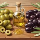 올리브의 효능과 불포화지방이 풍부한 올리브열매의 건강 효과, 올리브 먹는법 이미지