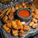 공간 옥탑 | 요즘 압구정에서 제일 핫한 동굴 고기집 제주옥탑 블랙 BBQ 연말모임 솔직 후기