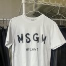 MSGM 반팔티 S 화이트(블랙로고)/디젤 1978 키즈 반팔 티셔츠 12Y 이미지