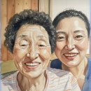 대전숙모와 막내 희선이 이미지