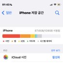 나 방금 아이폰 업뎃했는데 저장공간이 101에서 87.6으로 줄었어 이럴수도 있는거야?? 이미지