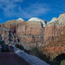 미국 유타주 자이언 국립공원(Zion National Park) East Temple, West Temple 이미지