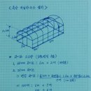 옥상 비닐하우스 제작 준비 이미지