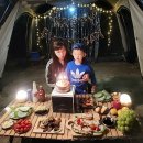 숨터 게스트하우스 | [캠핑] 소똥령마을 _장신유원지 에서~ 캠핑 생파했어요☺