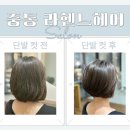 라헨느헤어라인 | 창원 중동 미용실ㅣ라헨느헤어에서 짧은 단발 컷 변신 후기