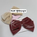 포인트악세사리 | [크리스마스 선물 추천] 데이트룩 포인트 헤어악세사리, 쁘띠빠 벨벳 리본핀 후기