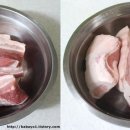 돼지고기 수육 맛있게 삶는 방법과 마늘소스 만들기 이미지