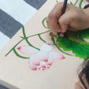 행복한 민화 그리기 이미지