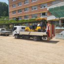 인천예일중학교 | 콤비롤러 임대 인천 계양구 예일중학교 풋살장 석분다짐